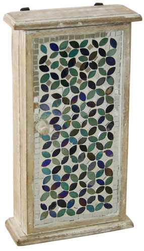 Mosaic Glass Key Cabinet