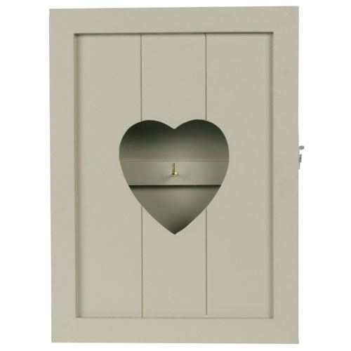 Pretty French Grey Key Cabinet