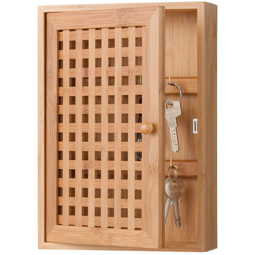 Zeller13876KeyCabinetBamboo