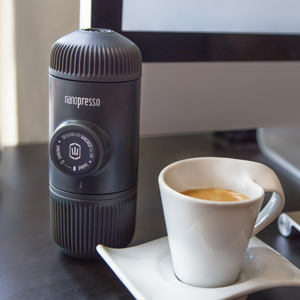 Nanopresso Next To Coffee
