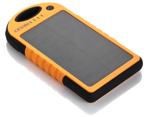 Levin Solar Charger 12000mAh Battery Dual USB