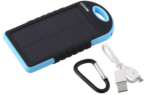 Levin Solar Charger 6000mAh Battery USB