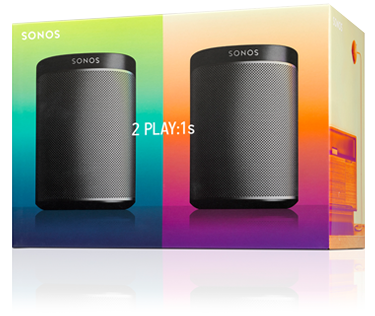 Sonos PLAY:1 Starter Kit Black