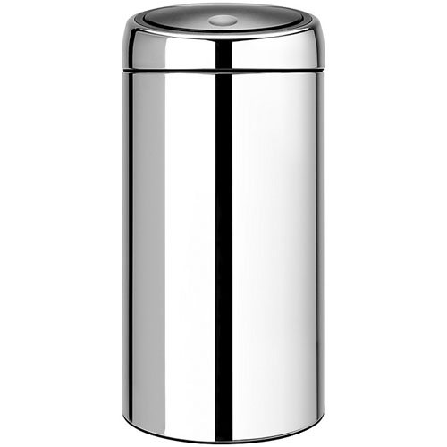 Brabantia Twin Recycling Touch Bin Brilliant Steel 20 and 20L