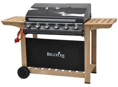 BillyOh BBQ Imperial 6 Burners Hooded