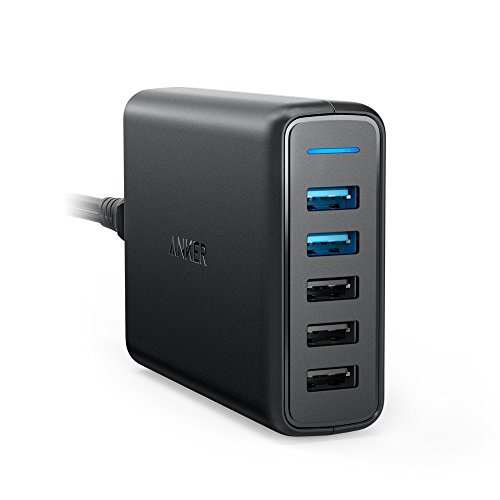 Anker 63W 5-Port USB Wall Charger with Dual Quick Charge