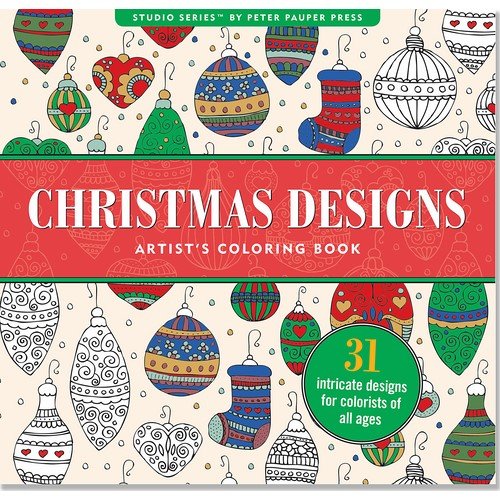 Christmas Designs Adult Coloring Book