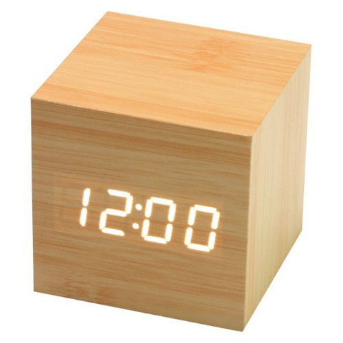BOYON Cube Shapeed Digital Alarm Clock