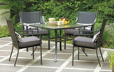 Gramercy Home 5 Piece Patio Dining Table Set b