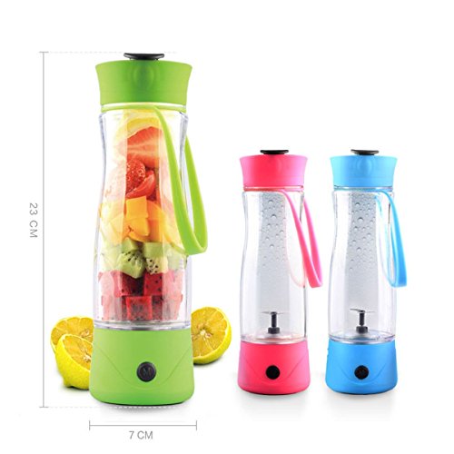 HQdeal Mini Electric Personal Juicer Bottle Protein Shaker Mixer