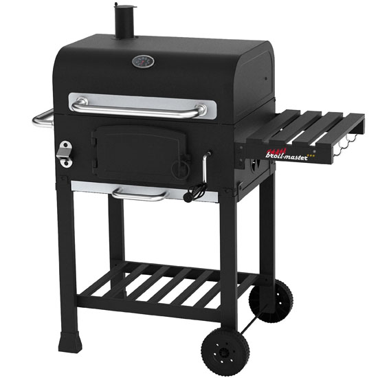 broil-master® BBQS05 Charcoal Grill Cart with Large Grilling Surface
