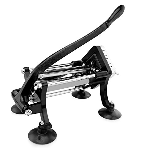 Fries Cutter with Suction Feet and Press Down Action