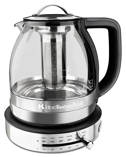 KitchenAid KEK1322SS Electric Glass Tea Kettle