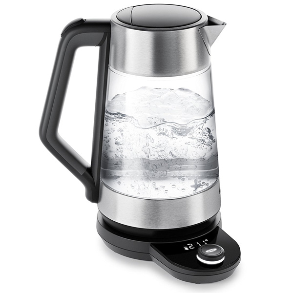  OXO On Cordless Glass Adjustable Temperature Glass Electric Kettle