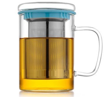 Wimports Glass Tea Mug With Infuser