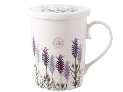 Royal Botanic Gardens Kew Lavender Gardener's Mug with Porcelain Infuser