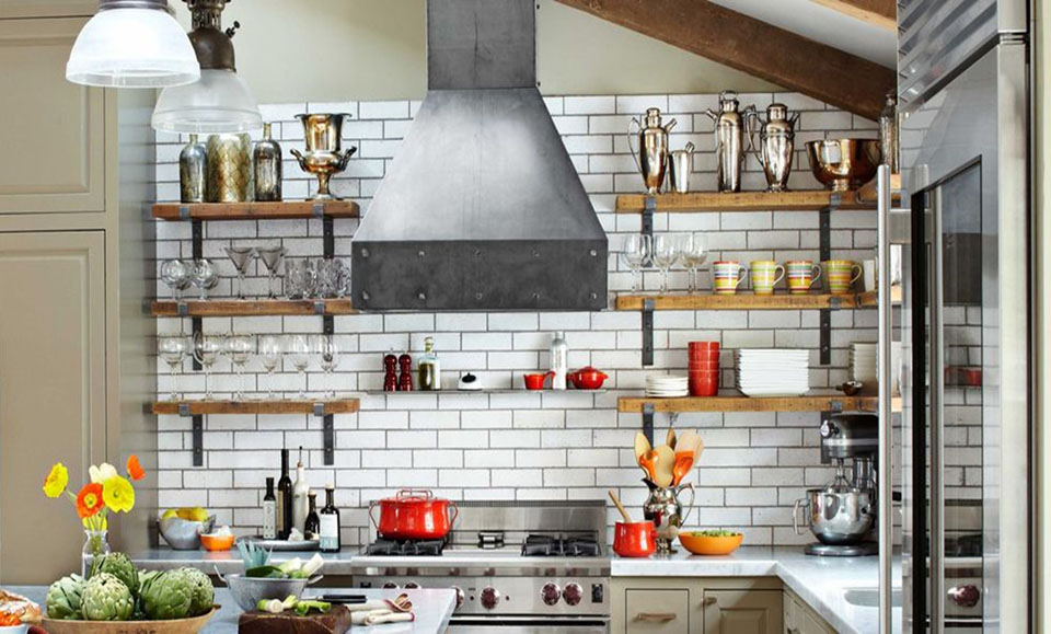 Achieving that industrial looking kitchen