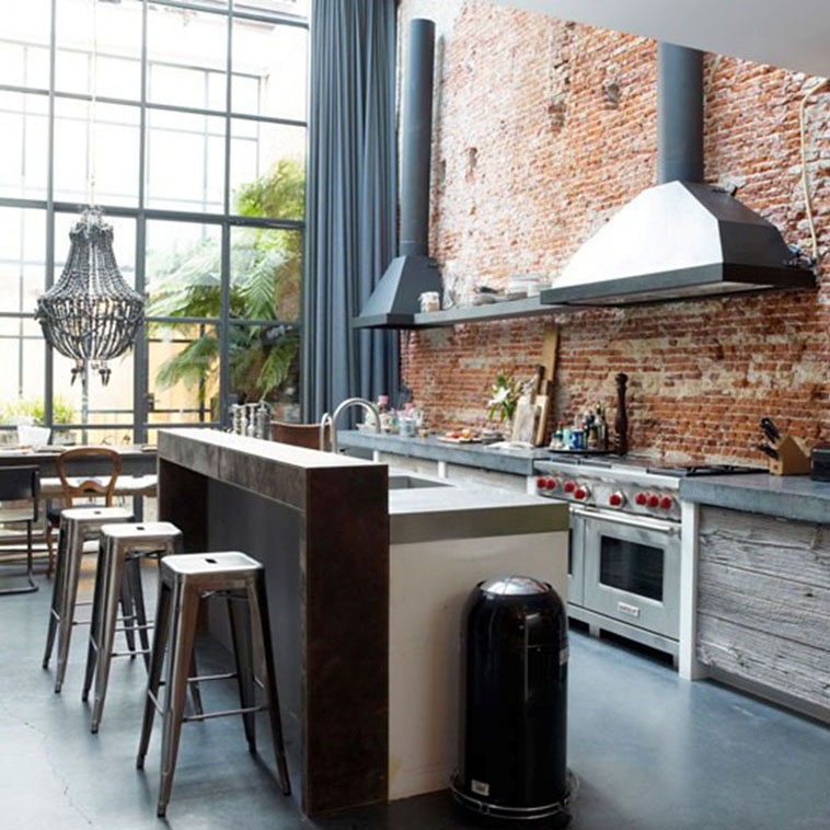 Enhance your industrial designed kitchen