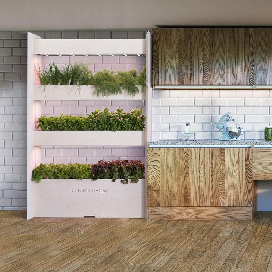 Click and Grow Wall Farm Indoor Vertical Garden