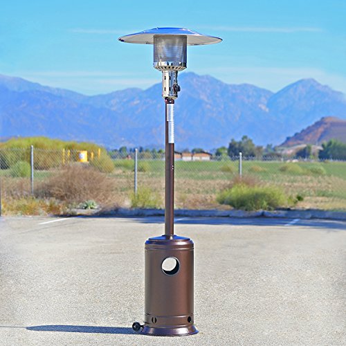 XtremepowerUS 48,000 BTU Premium Floor Standing Propane Outdoor Patio Heater