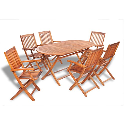 Foldable Wooden Garden Furniture from Amazon