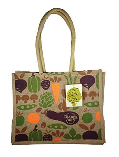 Trader Joe's Jute & Cotton Tote Bag