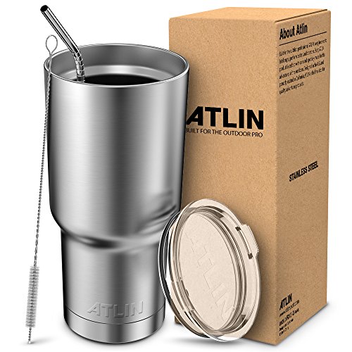 Atlin Tumbler Double Wall Stainless Steel Vacuum Insulation Travel Mug