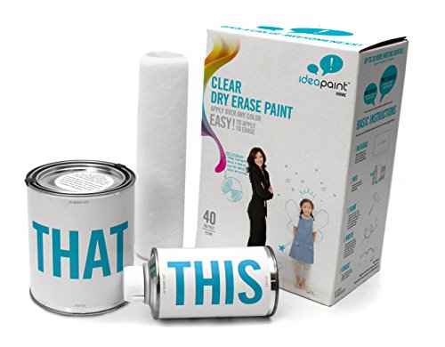 IdeaPaint HOME Clear Dry Erase Paint Kit