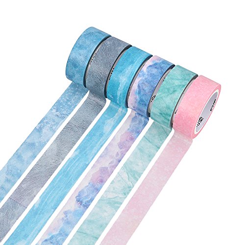 Pastel coloured washi tape