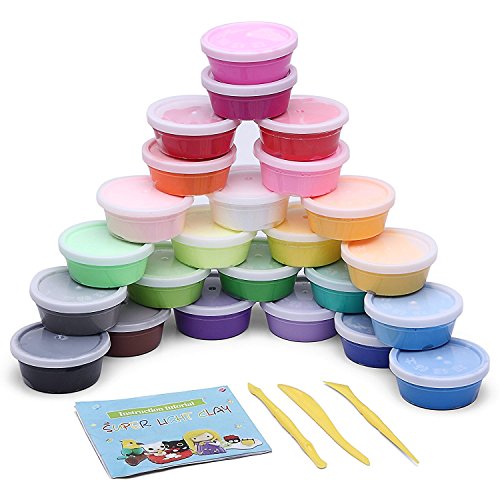 Assorted Super Light Clay in Various Colours