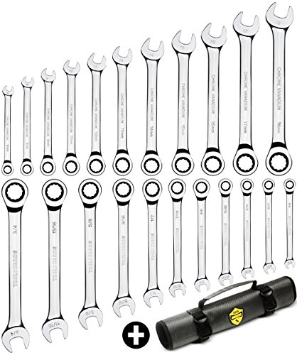 Multi Piece Ratcheting Wrench Set