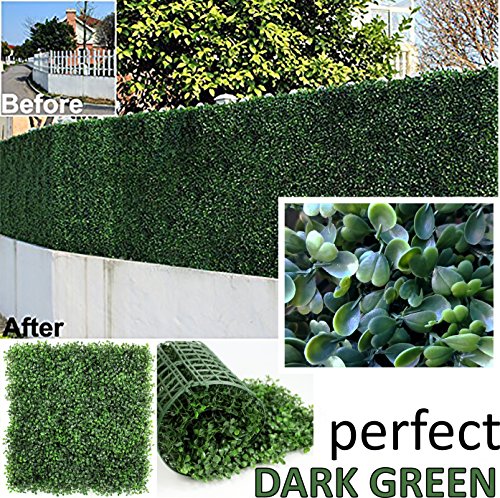 Perfect Dark Green Artificial Hedge