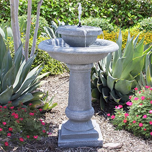 Solar Powered Bird Bath Fountain