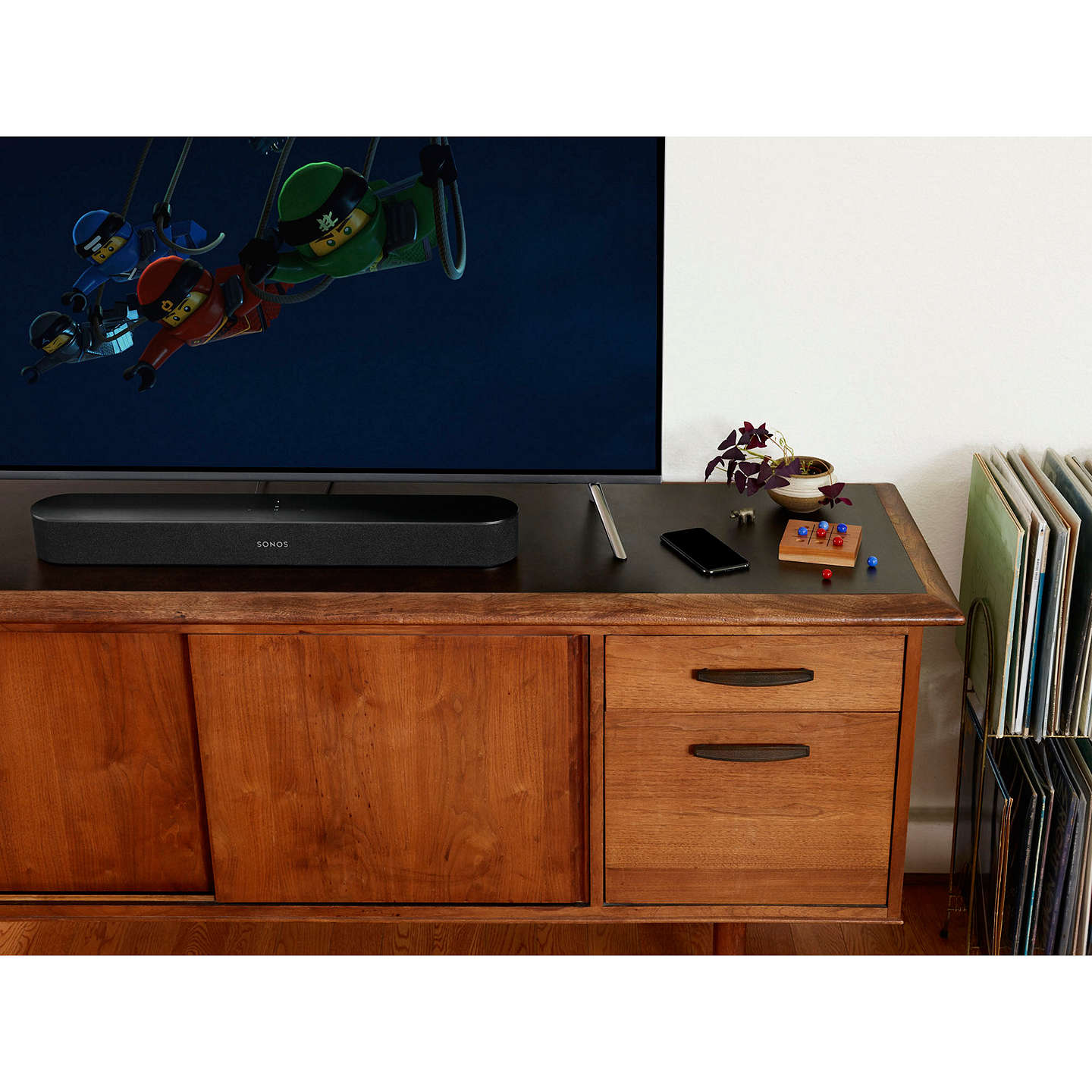 Sonos Beam Sits Nicely Below The TV