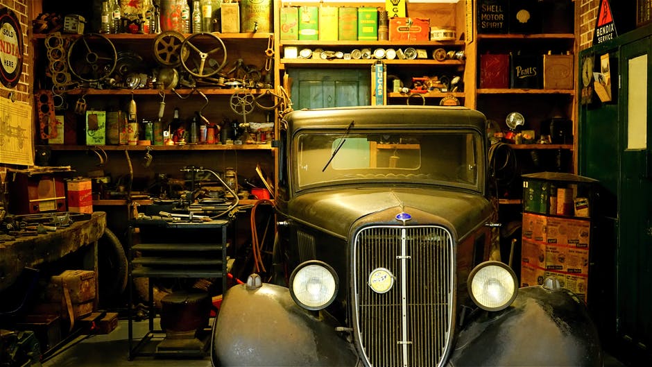 Old Garage Full of Junk