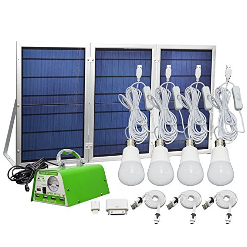 Solar Lighting and USB Charging Kit