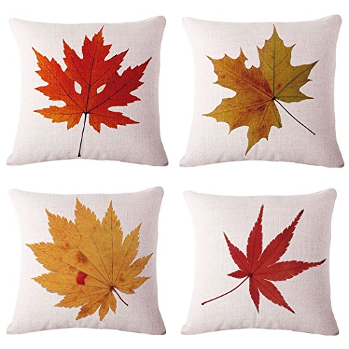 Autumnal Leaves Cushion Cover Set