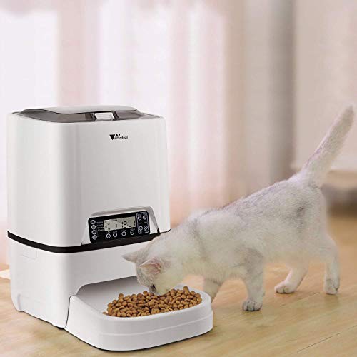 amzdeal Automatic Cat Feeder 6L Pet Feeder