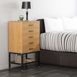 5-Drawer Chest LITTLE TREE Drawer Dresser with Open Storage