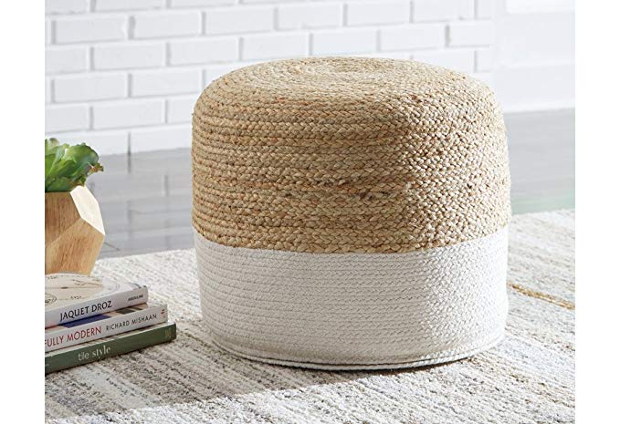 Ashley Sweed Valley Pouf