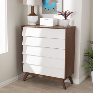 Baxton Studio 5-Drawer Storage Chest