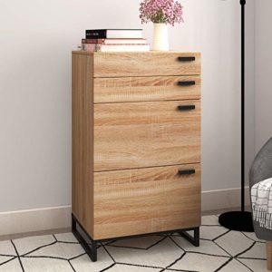 WLIVE 4 Drawer High Dresser