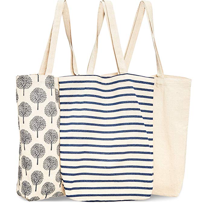 Cotton Grocery Tote Bags