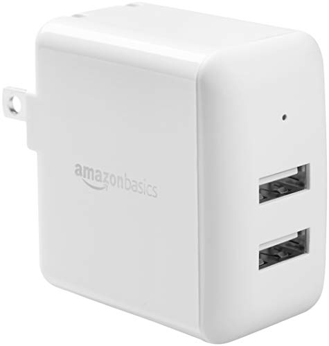 AmazonBasics Dual-Port USB Wall Charger