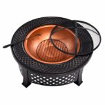 COSTWAY Large Fire Pit