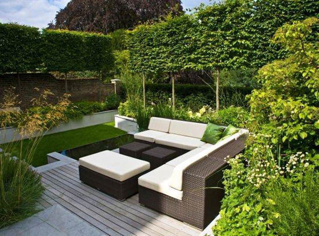 Modern Backyard Ultra Small Garden Private Contemporary Design