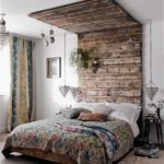 Reclaimed rustic timeber canopy in the bed room telegraph