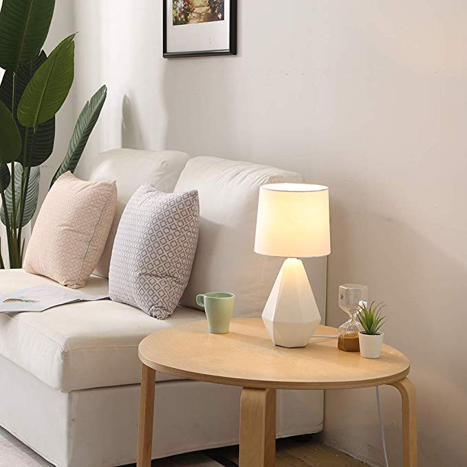 Modern White Table Lamp