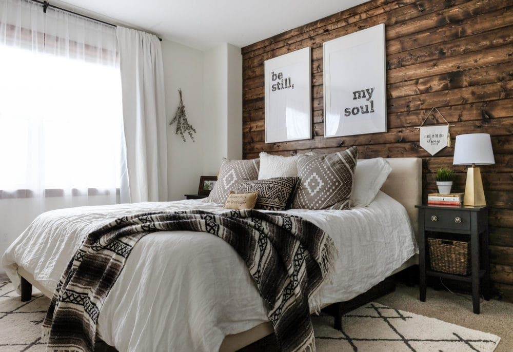 Wood Plank Accent Wall