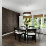 Dark Brown Panelled Wall featured on Freshome